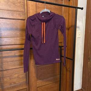 Fila Sport Ladies' Training Funnel Neck Hoodie Purple Size XS